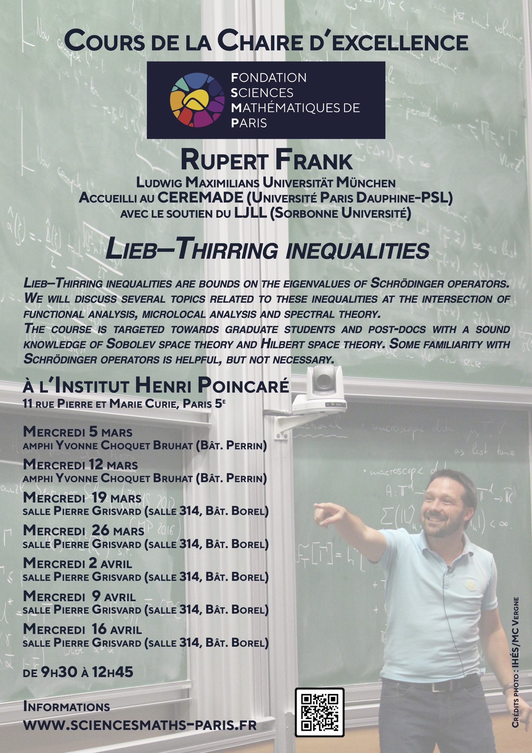 Affiche Cours Rupert Frank